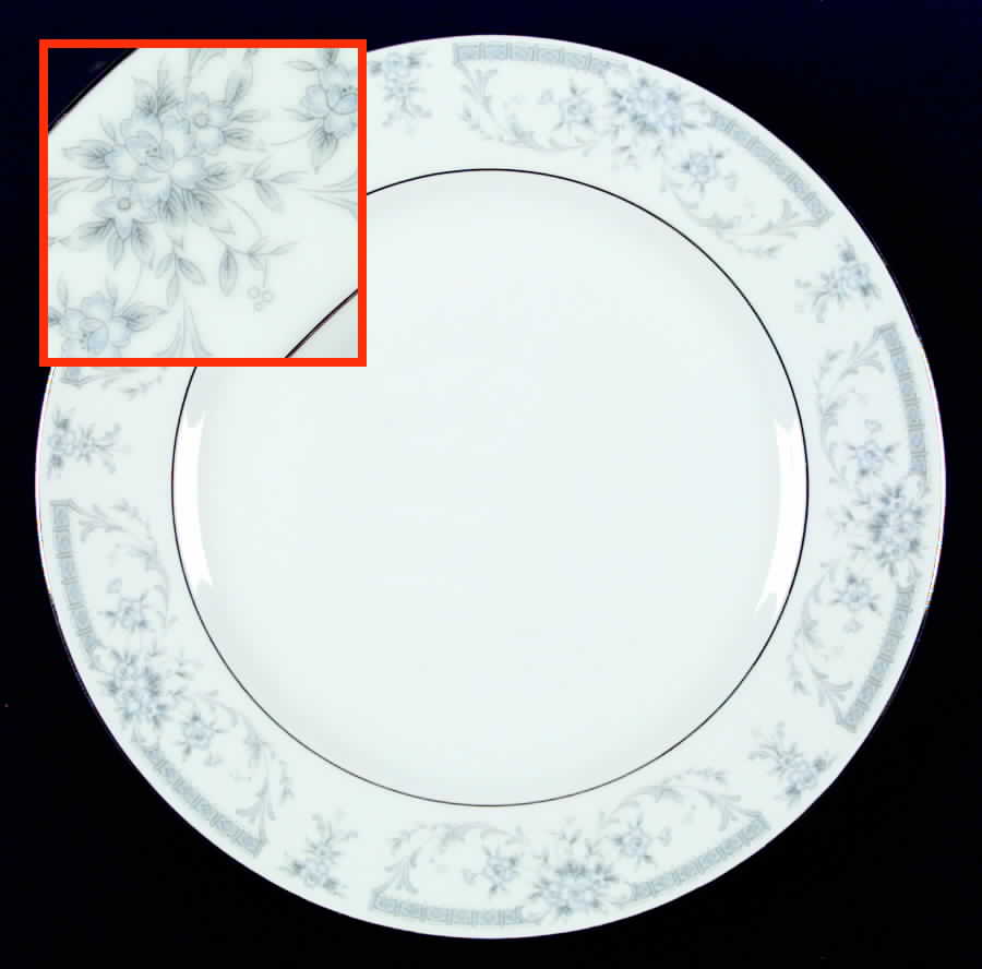 Blue Whisper Dinner Plate by Sheffield-1