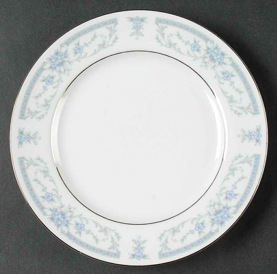 Blue Whisper Salad Plate by Sheffield-1