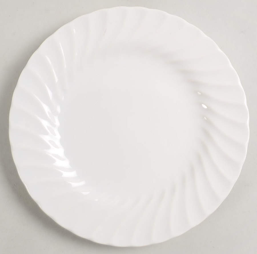 Bone White (Earthenware, USA, All Ivory) Salad Plate by Sheffield-1