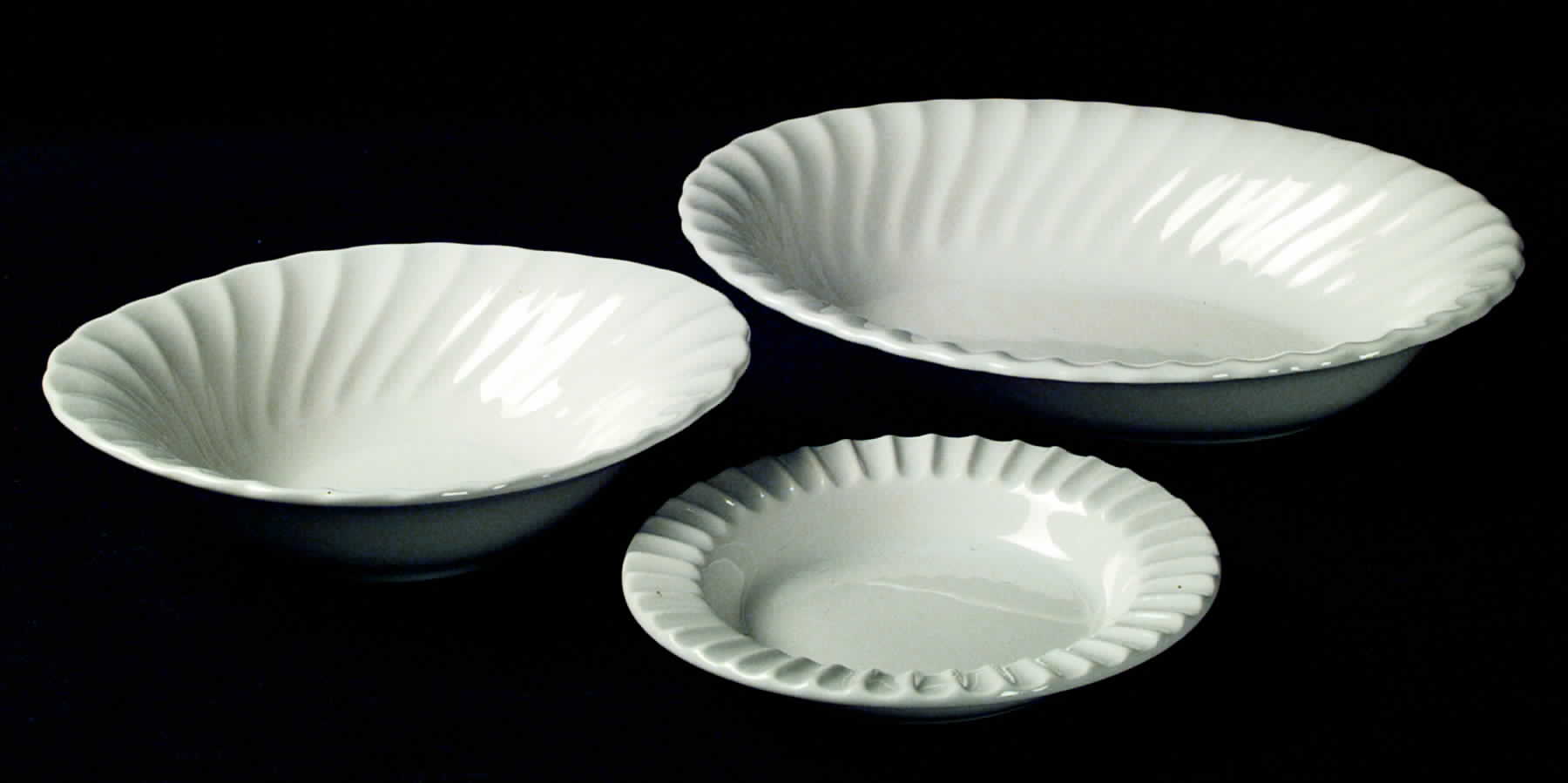 Bone White (Earthenware, USA, All Ivory) Small Ashtray by Sheffield-1