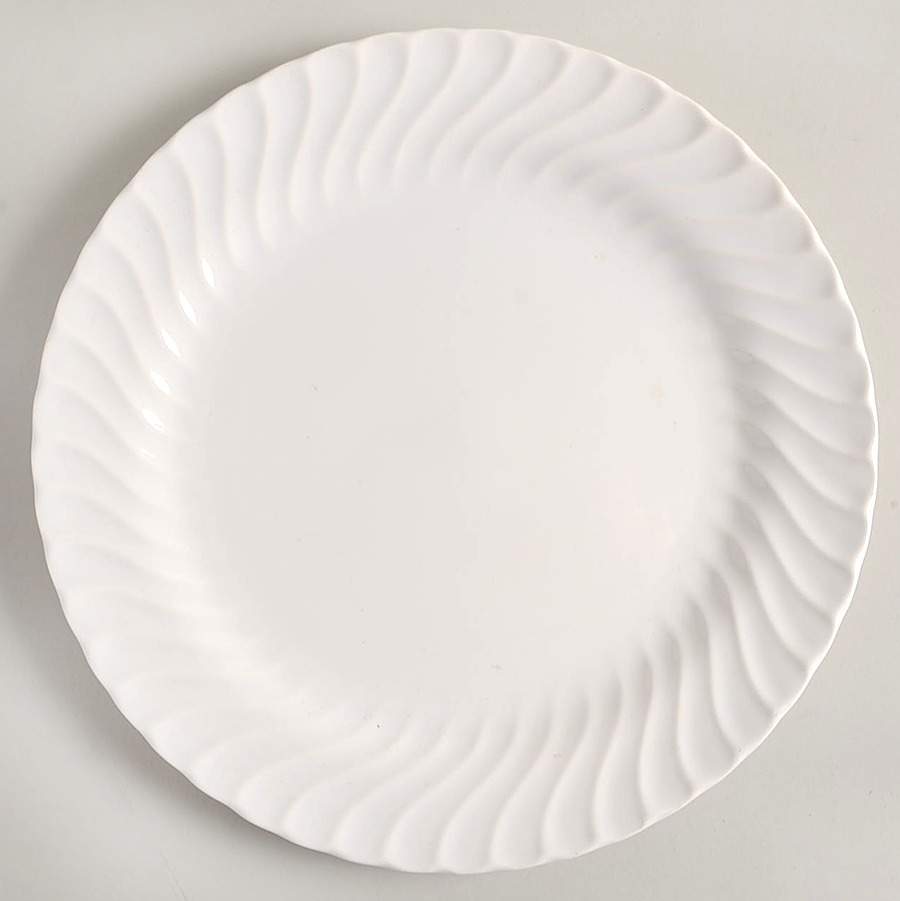 Bone White (Earthenware, USA, All Ivory) 12" Chop Plate (Round Platter) by Sheffield-1