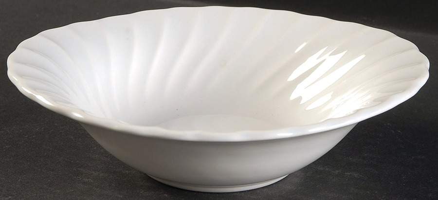 Bone White (Earthenware, USA, All Ivory) Lugged Cereal Bowl by Sheffield-1
