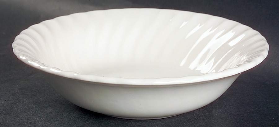 Bone White (Earthenware, USA, All Ivory) Coupe Cereal Bowl by Sheffield-1