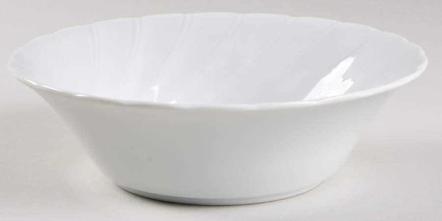 Bone White (Porcelain, Japan, All White) Coupe Cereal Bowl by Sheffield-1