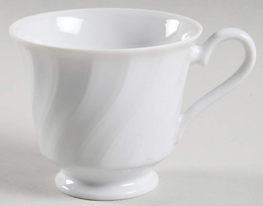 Bone White (Porcelain, Japan, All White) Footed Cup by Sheffield-1