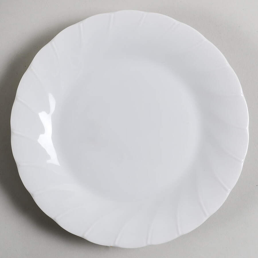Bone White (Porcelain, Japan, All White) Bread & Butter Plate by Sheffield-1