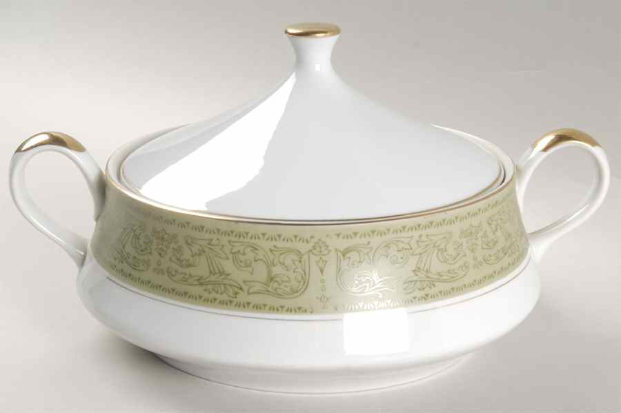 Camelot Round Covered Vegetable by Sheffield-1