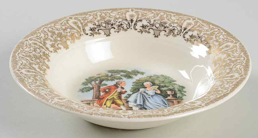 Chantilly Rim Fruit/Dessert (Sauce) Bowl by Sheffield-1
