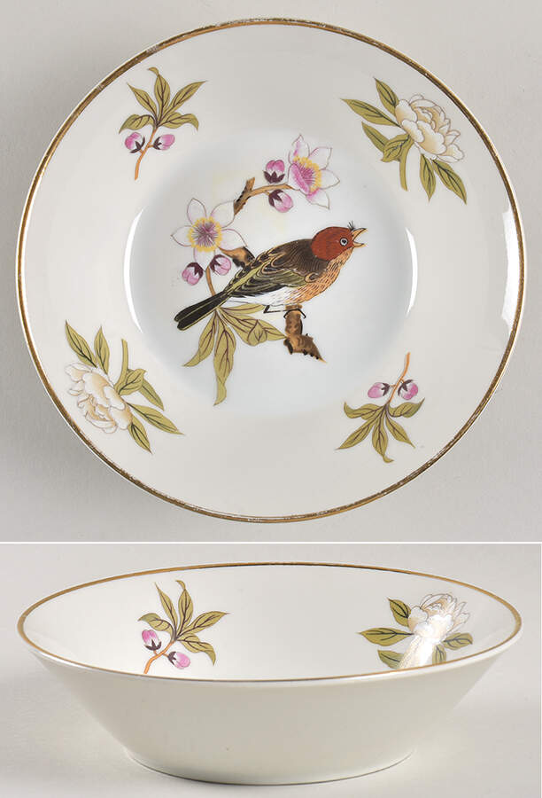 Chinese Garden Coupe Cereal Bowl by Sheffield-1