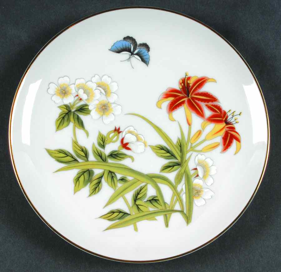 Chinese Garden Salad Plate by Sheffield-1