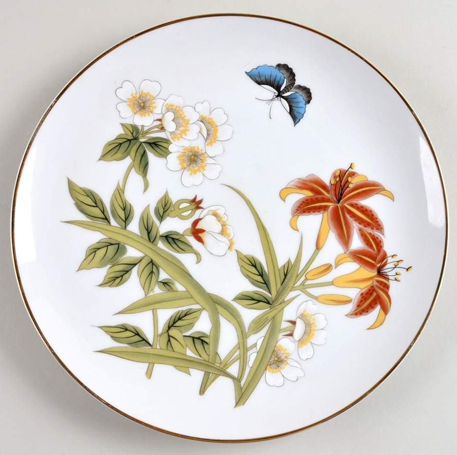 Chinese Garden Dinner Plate by Sheffield-1