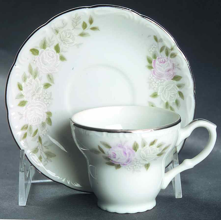 Classic Footed Demitasse Cup & Saucer Set by Sheffield-1