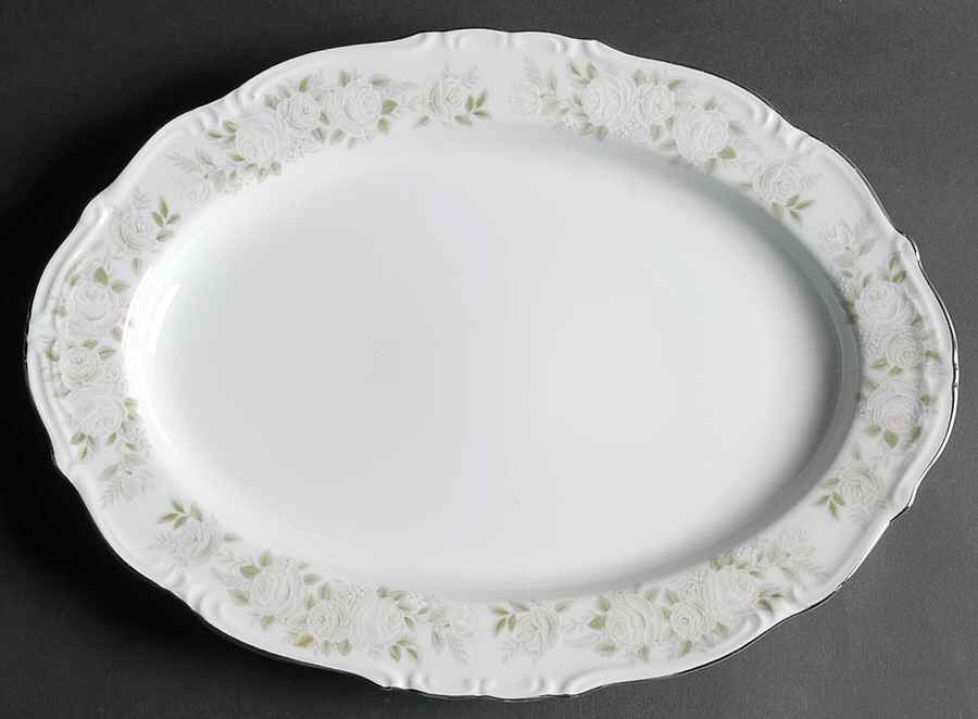 Classic 14" Oval Serving Platter by Sheffield-1
