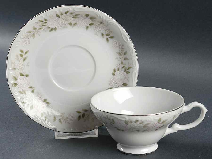 Classic Footed Cup & Saucer Set by Sheffield-1