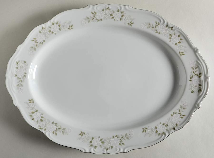 Classic 16" Oval Serving Platter by Sheffield-1