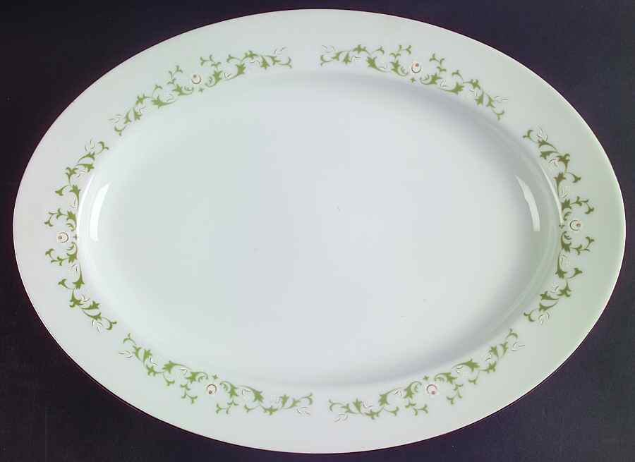 Elegance 14" Oval Serving Platter by Sheffield-1