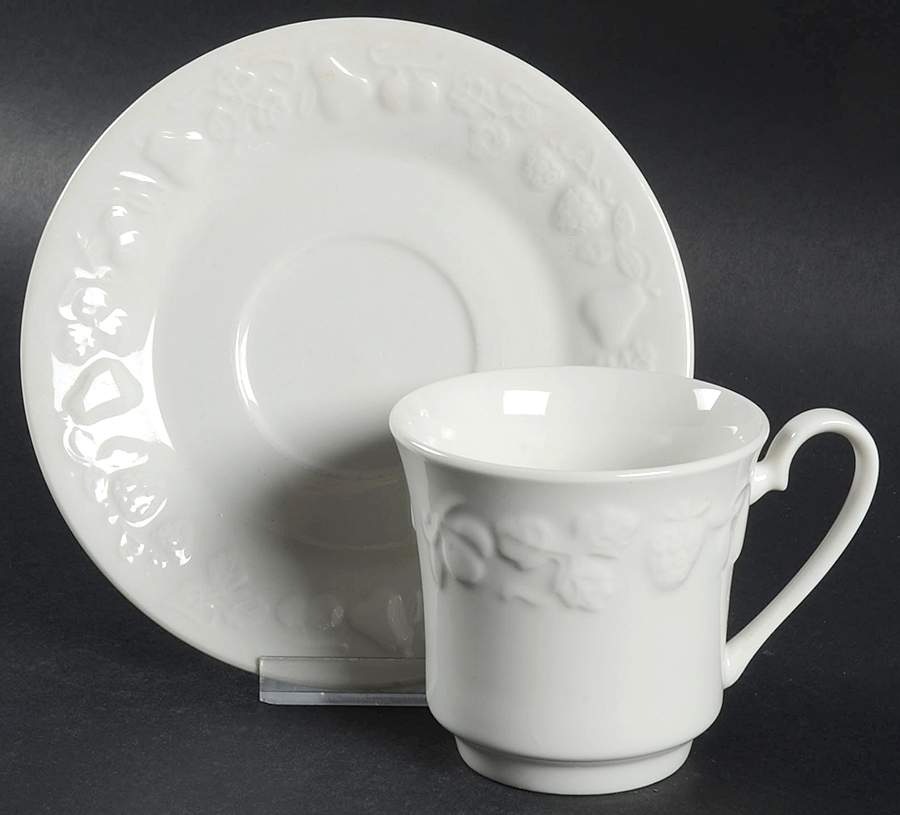 Garden Fresh Flat Cup & Saucer Set by Sheffield-1