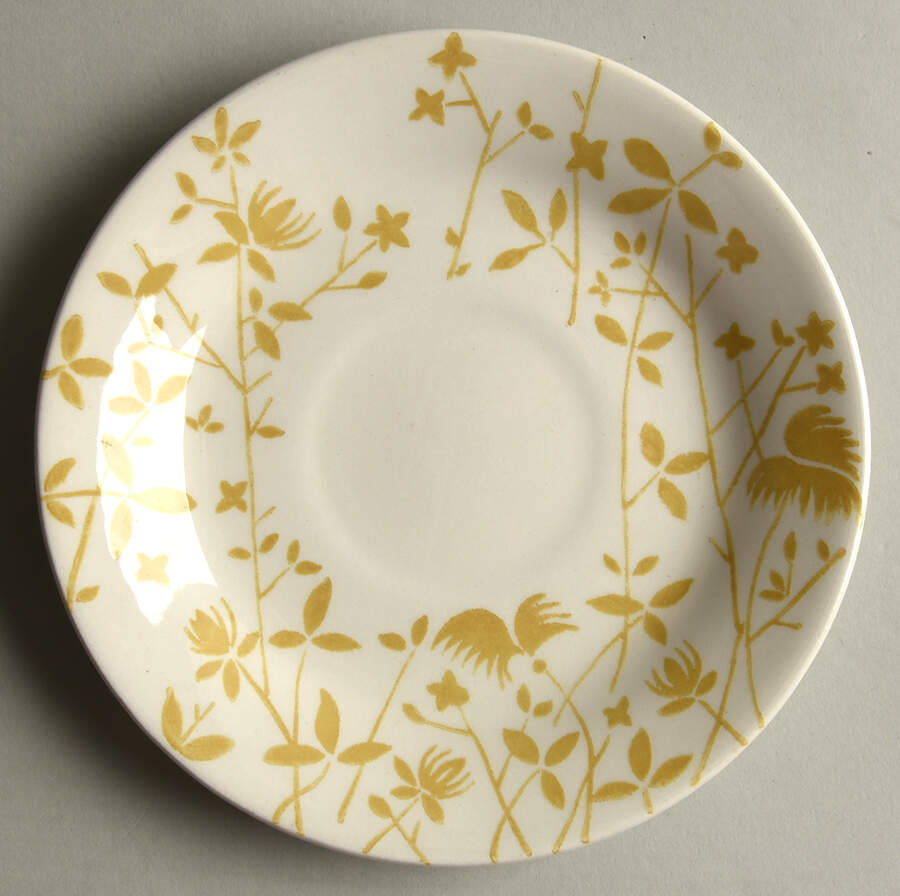 Golden Meadow Saucer by Sheffield-1