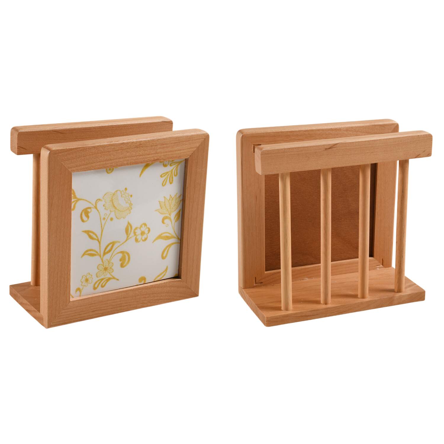 Golden Meadow 6 1/8" Natural Wood Napkin Holder  HC by Sheffield-1