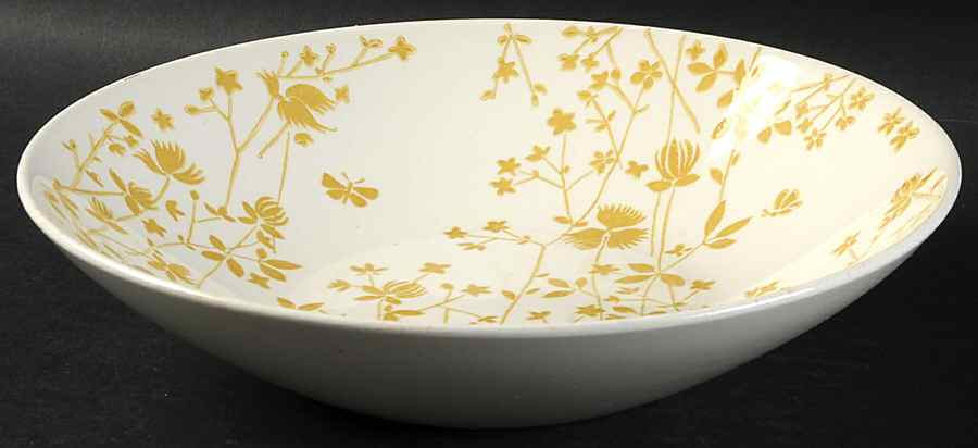 Golden Meadow 9" Round Vegetable Bowl by Sheffield-1