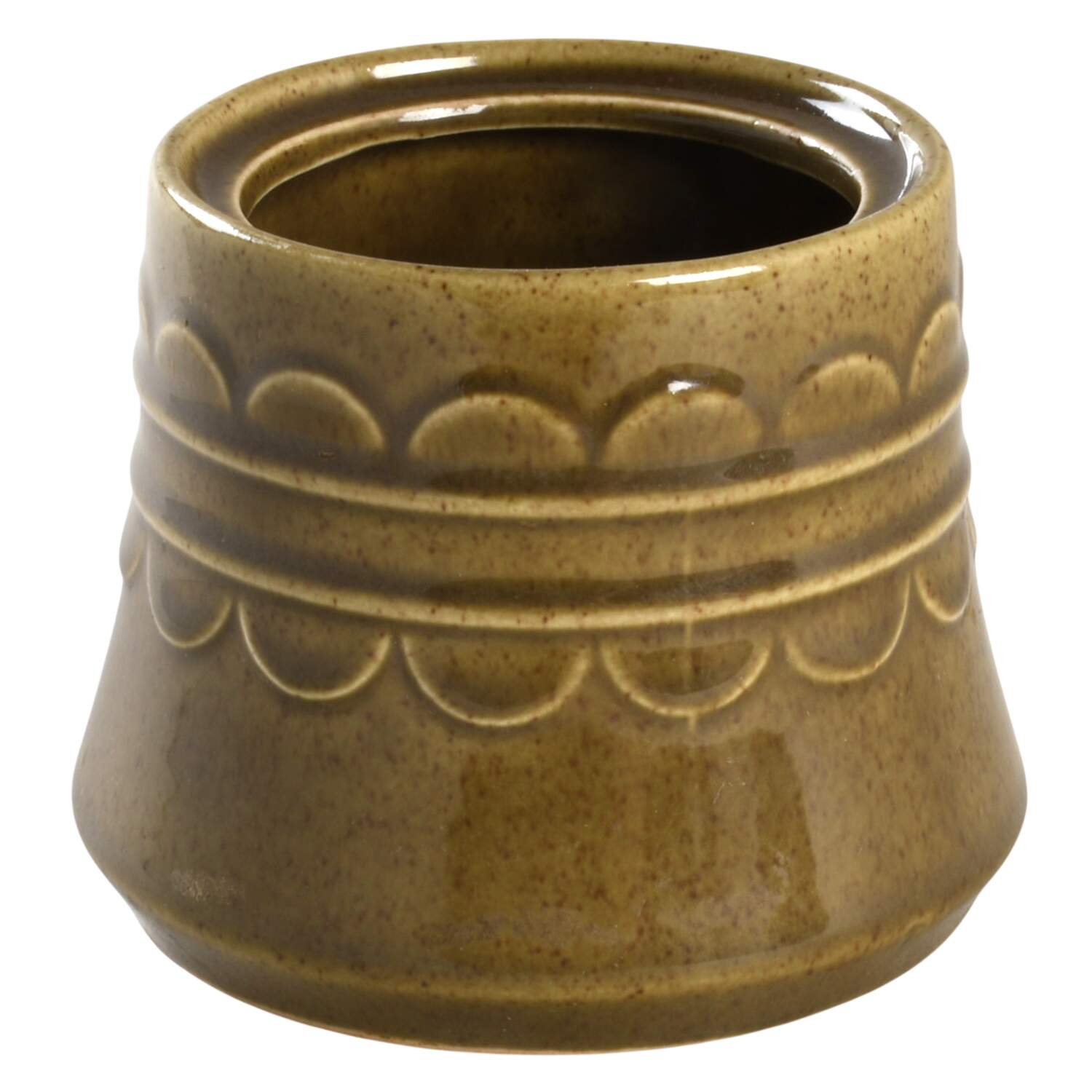 Granada Green Sugar Bowl No Lid by Sheffield-1