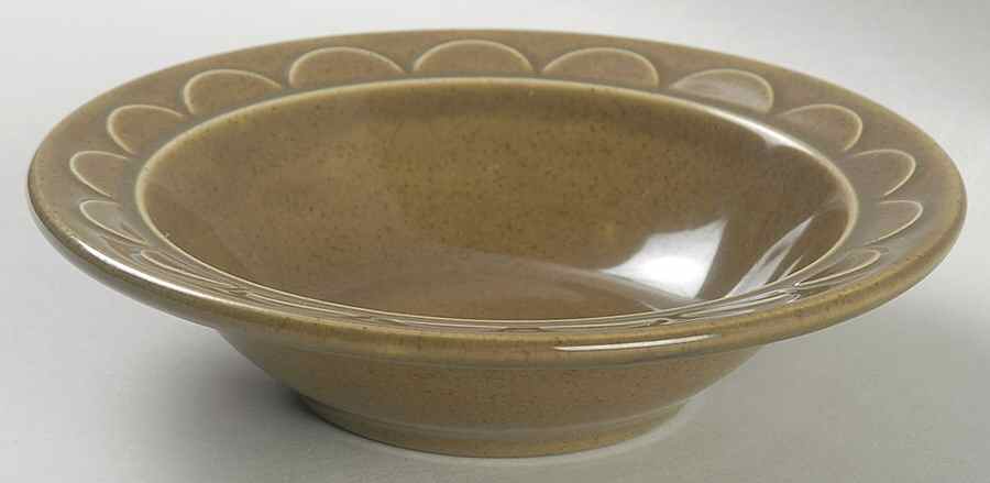 Granada Green Rim Fruit/Dessert (Sauce) Bowl by Sheffield-1