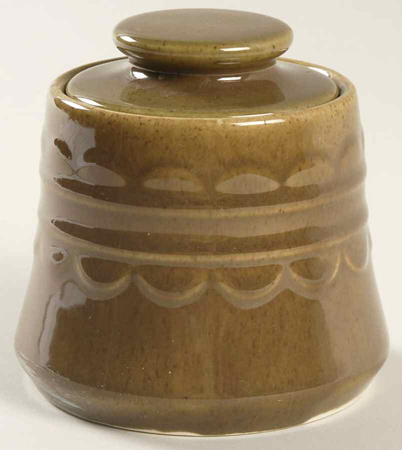 Granada Green Sugar Bowl & Lid by Sheffield-1