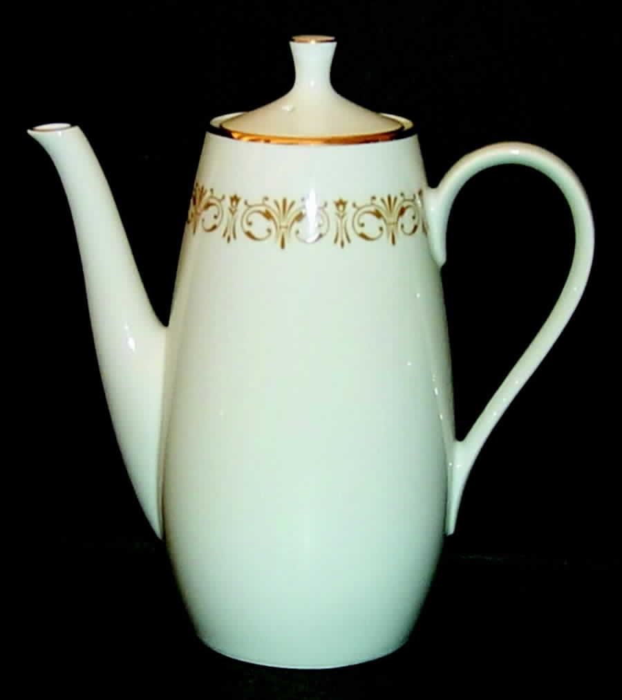 Imperial Gold Coffee Pot & Lid by Sheffield-1