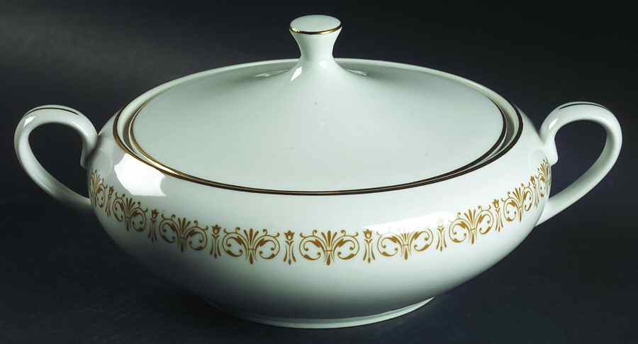 Imperial Gold Round Covered Vegetable by Sheffield-1