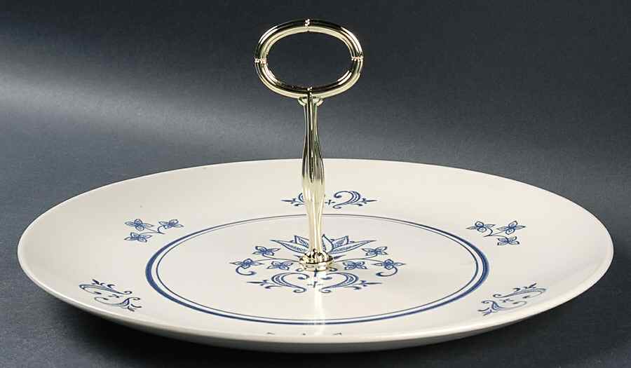Provincial Round Serving Plate with Handle (DP) by Sheffield-1