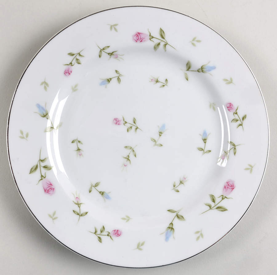 Rambling Rose Salad Plate by Sheffield-1
