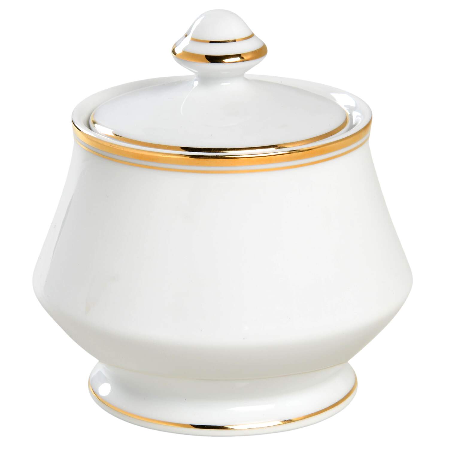 Regency Gold Sugar Bowl & Lid by Sheffield-1