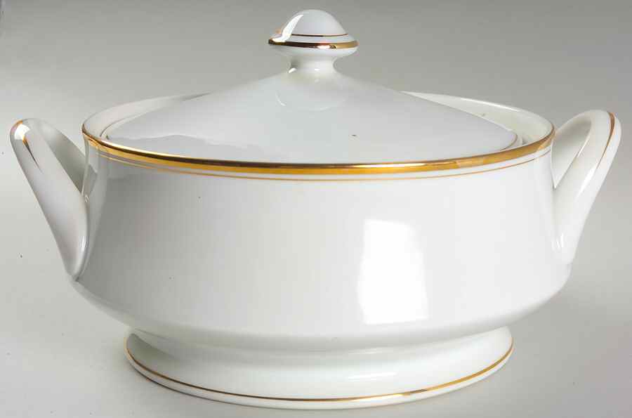Regency Gold Round Covered Vegetable by Sheffield-1