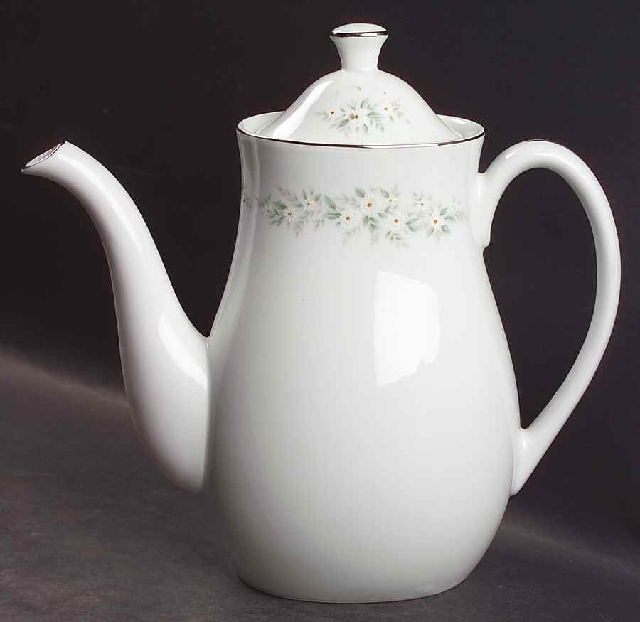 Royal Daisy Coffee Pot & Lid by Sheffield-1