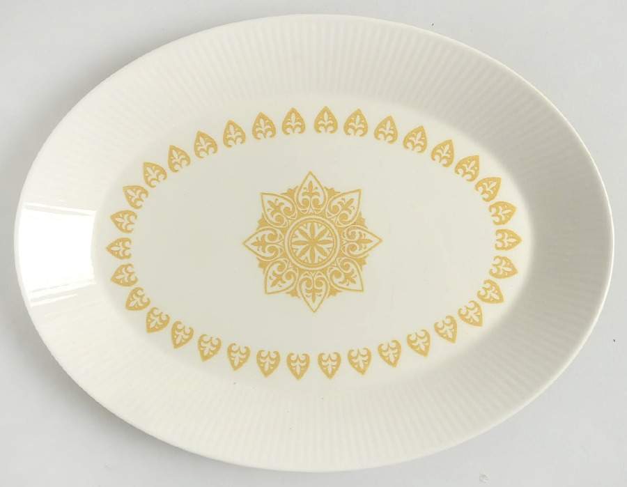 Serenade 11" Oval Serving Platter by Sheffield-1
