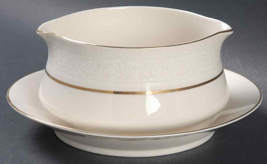 Sonata Gravy Boat with Attached Underplate by Sheffield-1