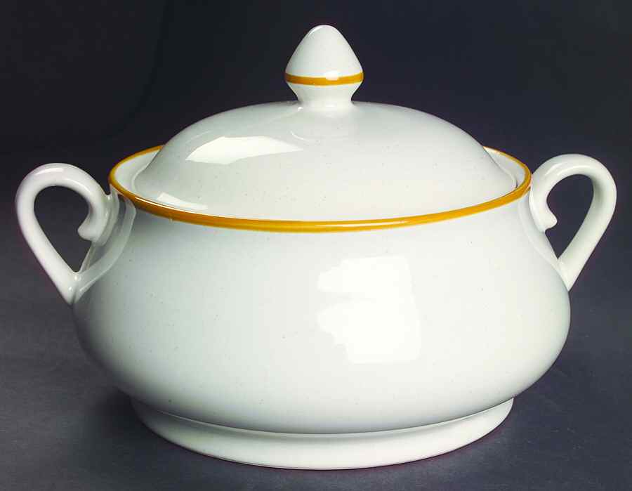 Strawberries N' Cream Round Covered Vegetable by Sheffield-1