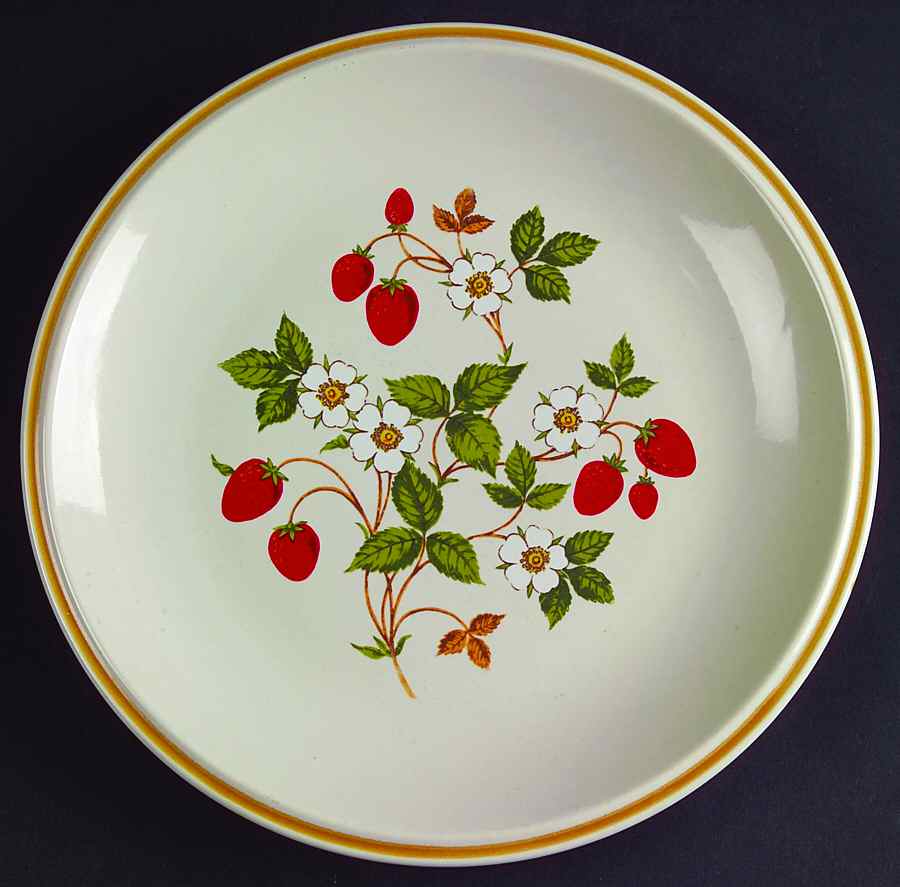 Strawberries N' Cream Salad Plate by Sheffield-1