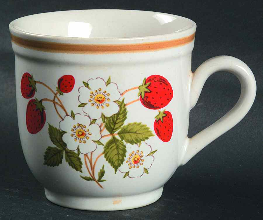 Strawberries N' Cream Flat Cup by Sheffield-1