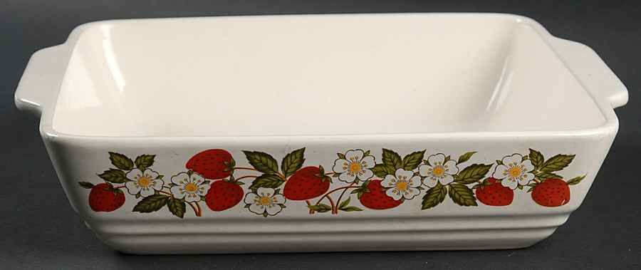 Strawberries N' Cream 10" Square Baker by Sheffield-1