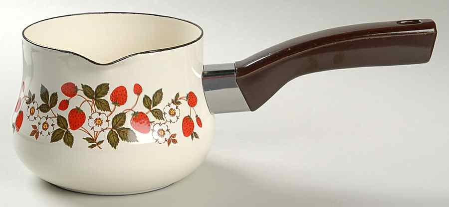 Strawberries N' Cream Open Metal Saucepan by Sheffield-1