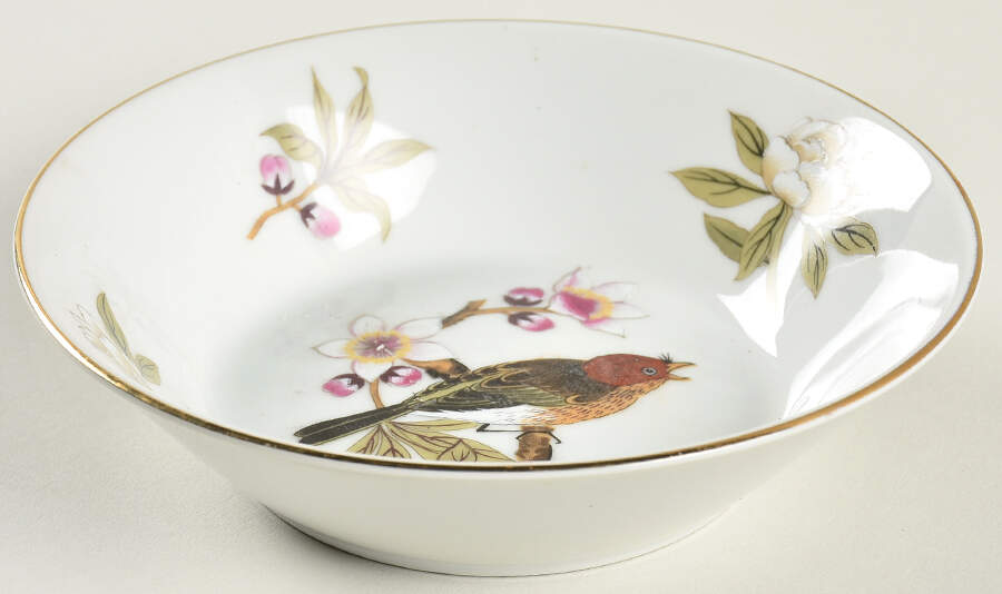 Chinese Garden (Fine China) Coupe Cereal Bowl by Shafford-1