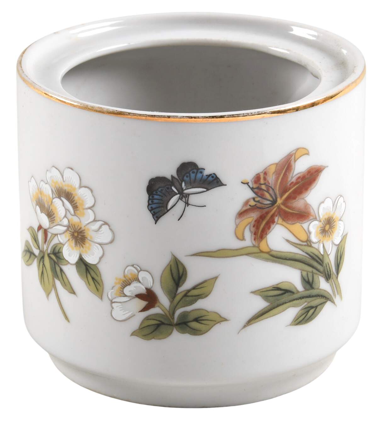 Chinese Garden (Fine China) Sugar Bowl No Lid by Shafford-1