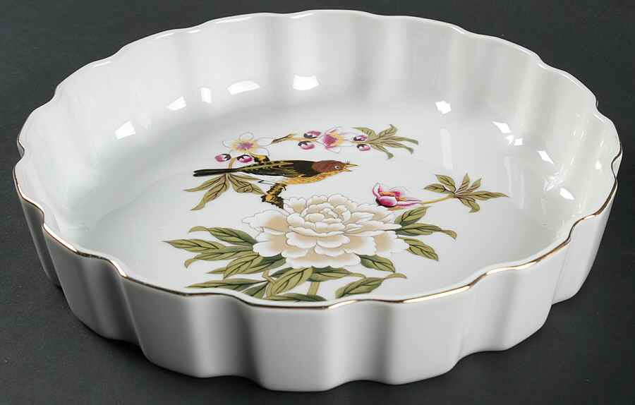 Chinese Garden (Fine China) 9" Quiche by Shafford-1