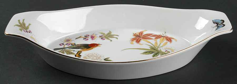 Chinese Garden (Fine China) 12" Augratin by Shafford-1
