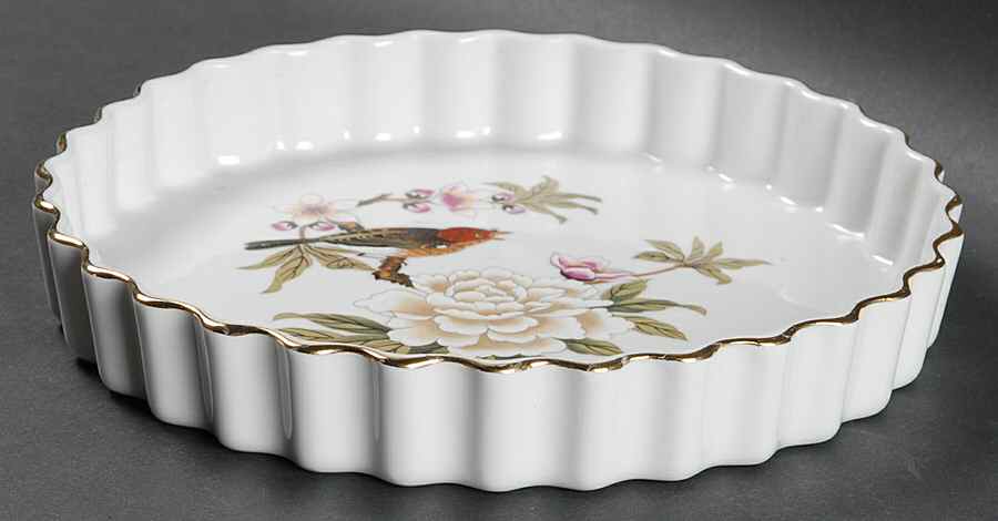 Chinese Garden (Fine China) 9" Quiche by Shafford-1