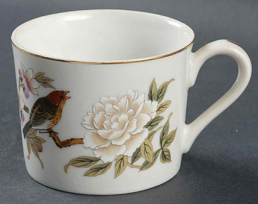 Chinese Garden (Fine China) Flat Cup by Shafford-1