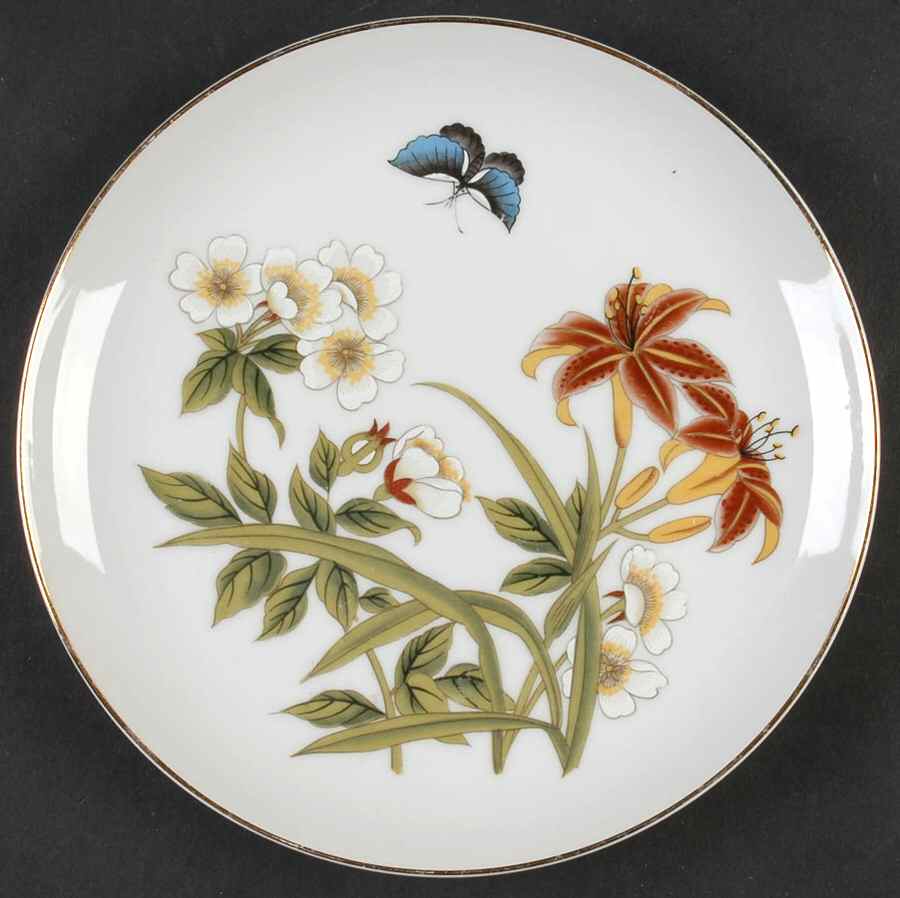Chinese Garden (Fine China) Salad Plate by Shafford-1