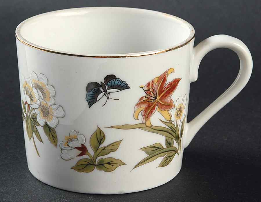 Chinese Garden (Fine China) Flat Cup by Shafford-1