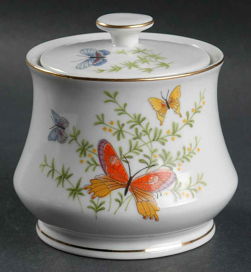 Ecstasy Sugar Bowl & Lid by Shafford-1